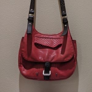 Longchamp Balzane Red Leather